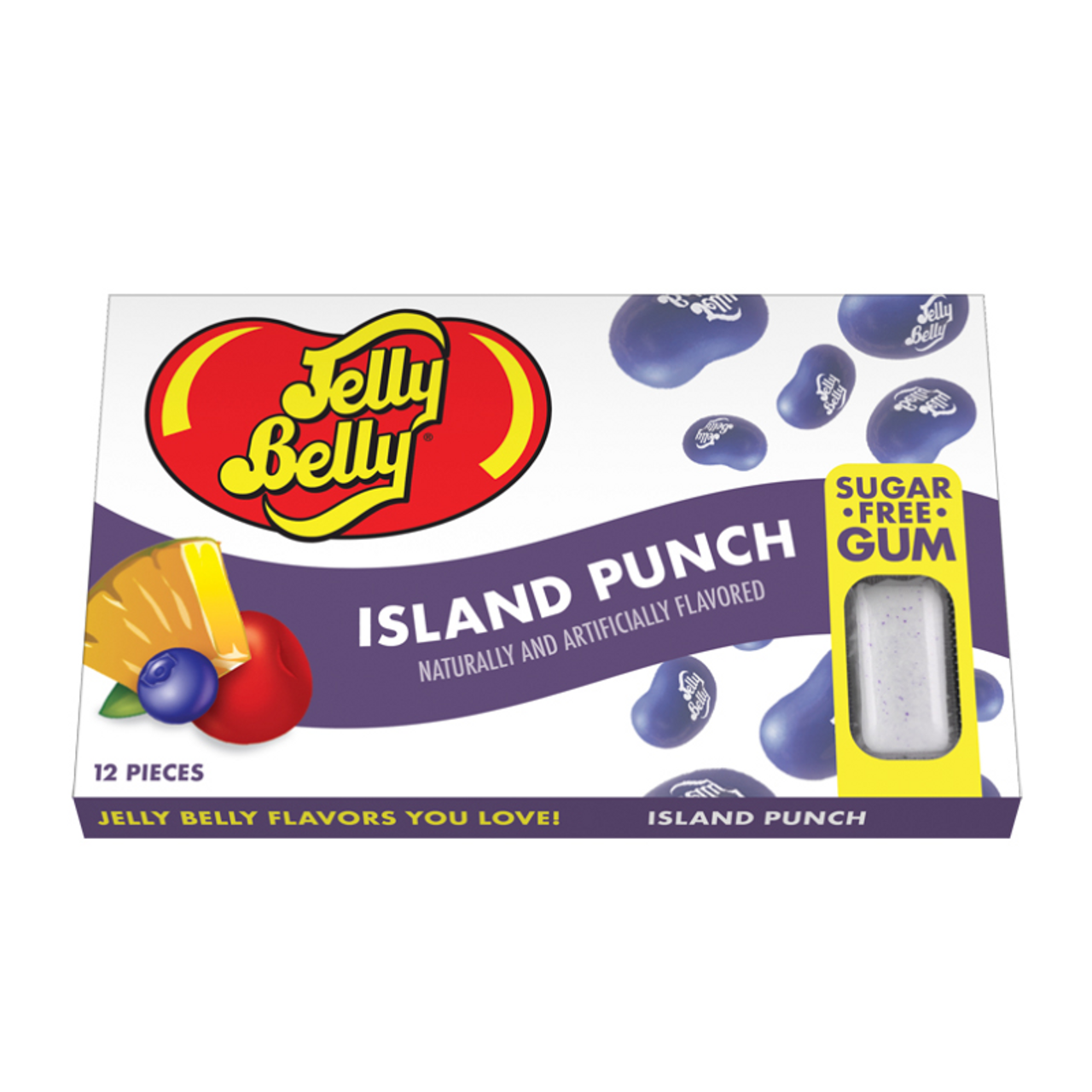 JELLY BELLY Island Punch Gum 12 pieces