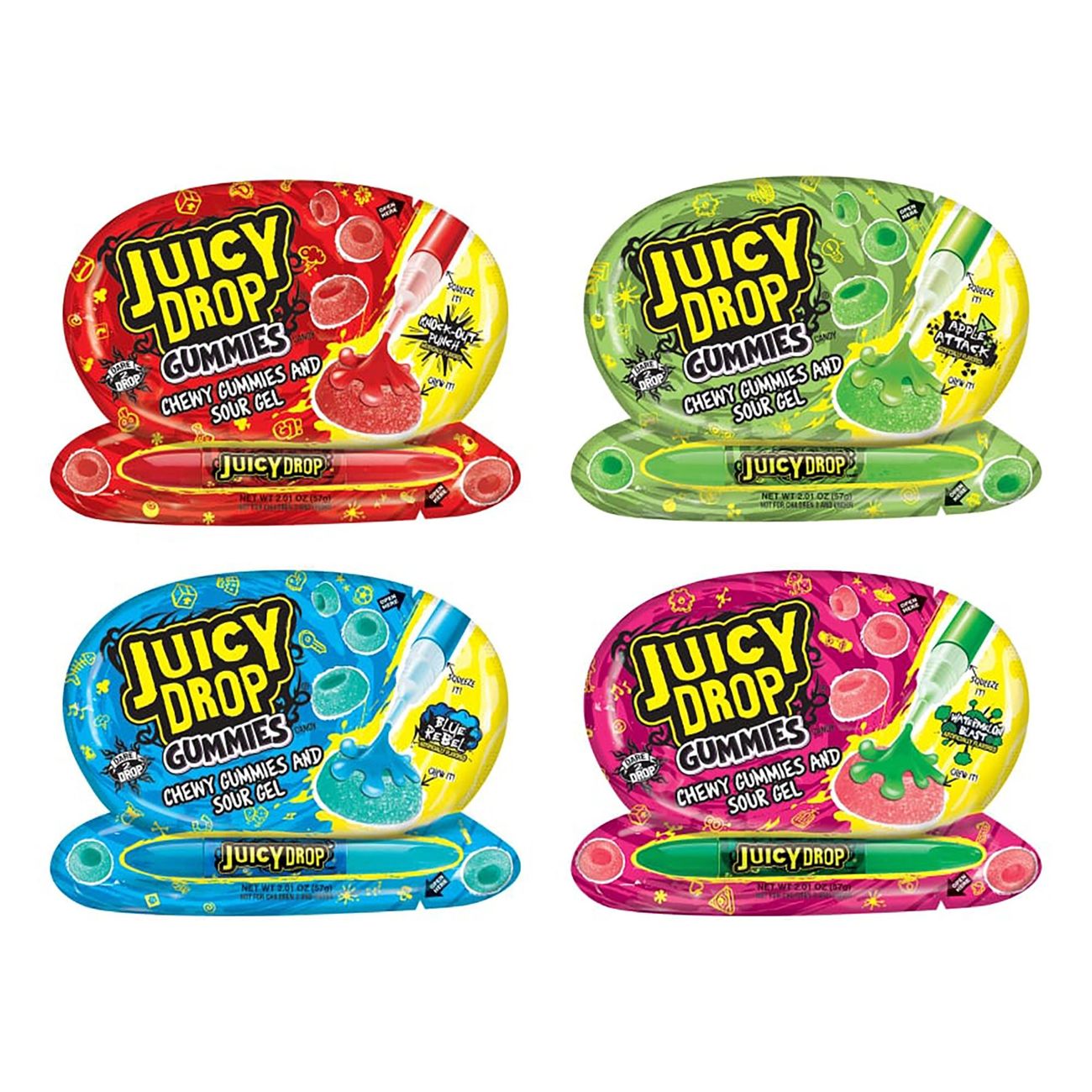 JUICY DROP GUMMIES 57g