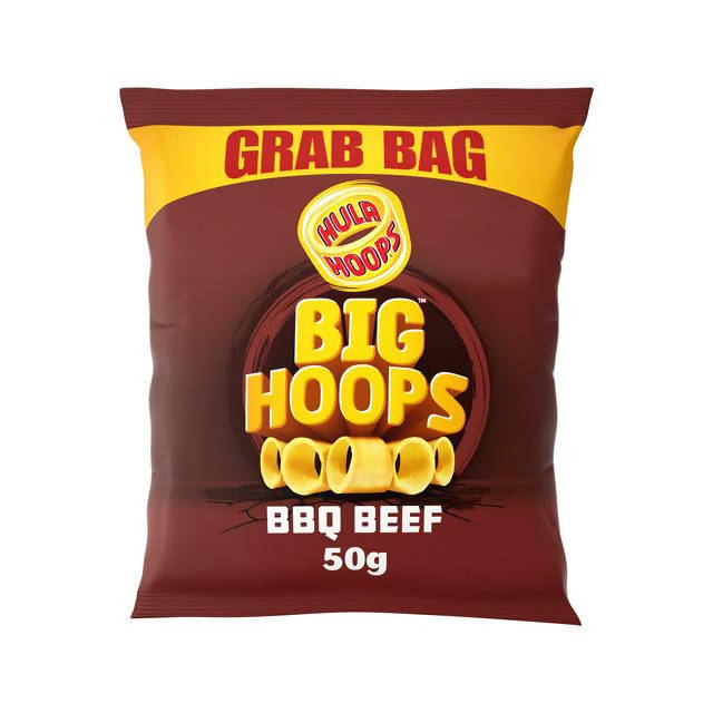 HULA HOOPS Big Hoops Bbq Beef 50g