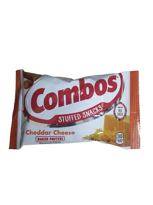 COMBOS Stuffed Snack Cheddar Cheese Baked Pretzel 51g