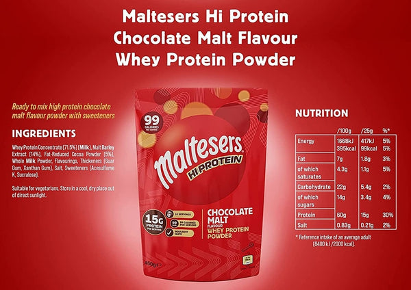 MALTESERS Hi Protein 450g
