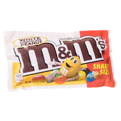 M&M's White Chocolate Peanut Share Size 79.4g