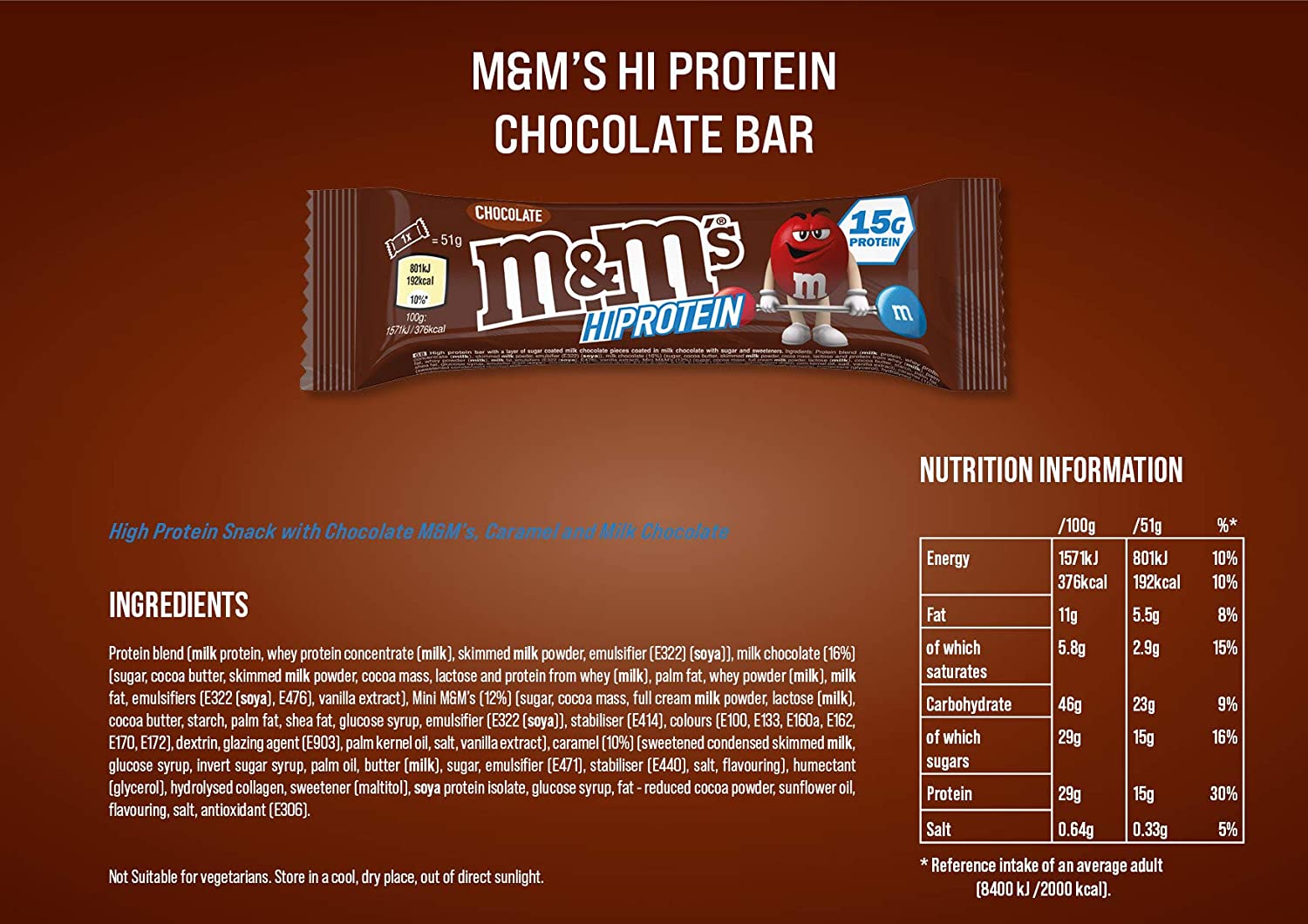 M&M's Hi Protein 51g