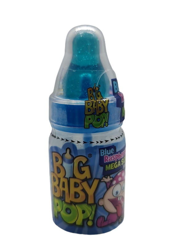BIG BABY POP Blue Raspberry Mega Sour 30g