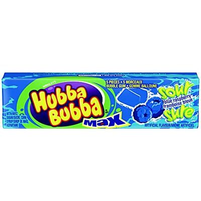 HUBBA BUBBA Max Sour Blue Raspberry 5pc 9.5g