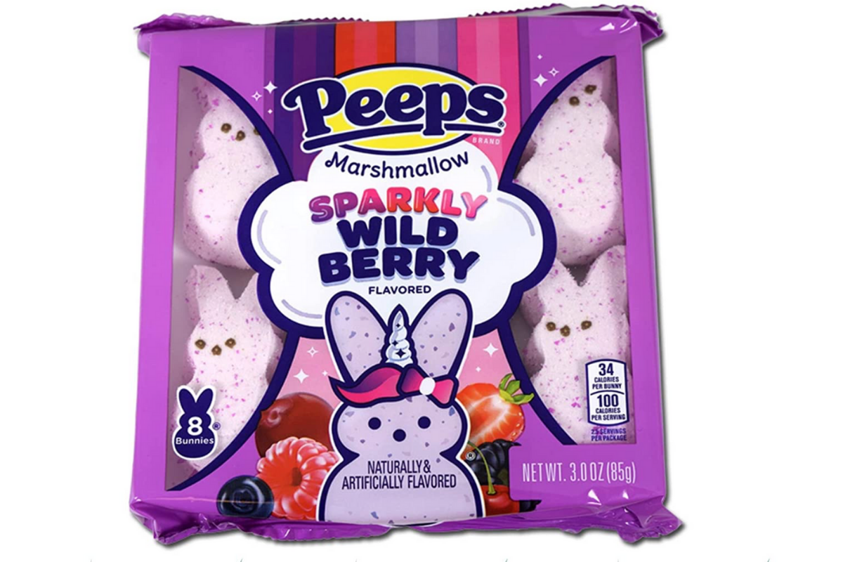 Peeps Marshmallow Sparkly Wild Berry 85g