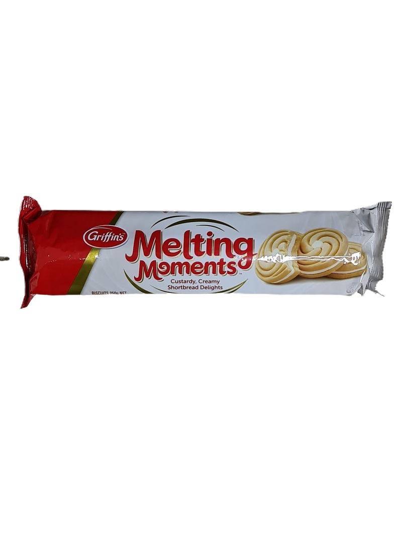 Griffin's melting moments custardy,creamy shortbread delights 250g