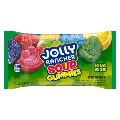 Jolly Ranchers Sour Gummies Original King Size 109g