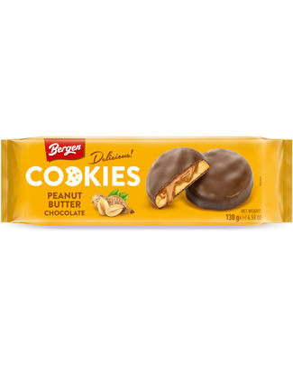 BERGEN Cookies Peanut Butter Chocolate 130g