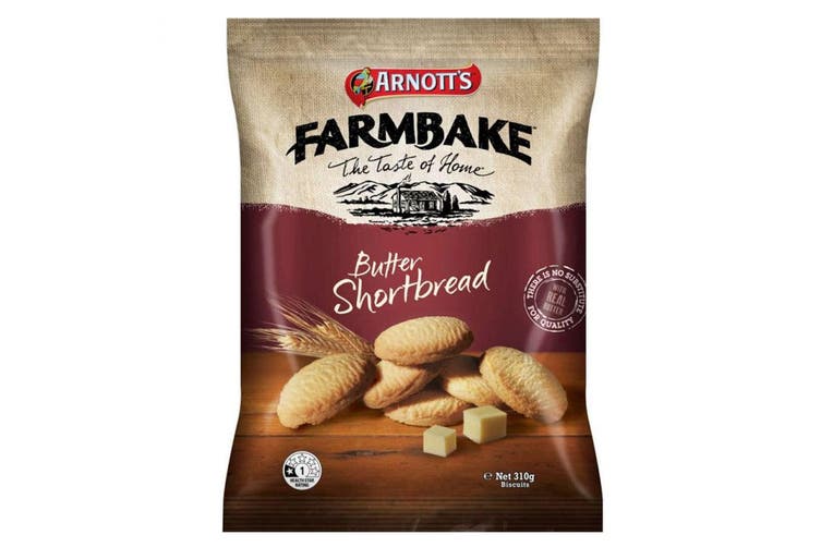 ARNOTT'S Farmbake Butter shortbread 310g