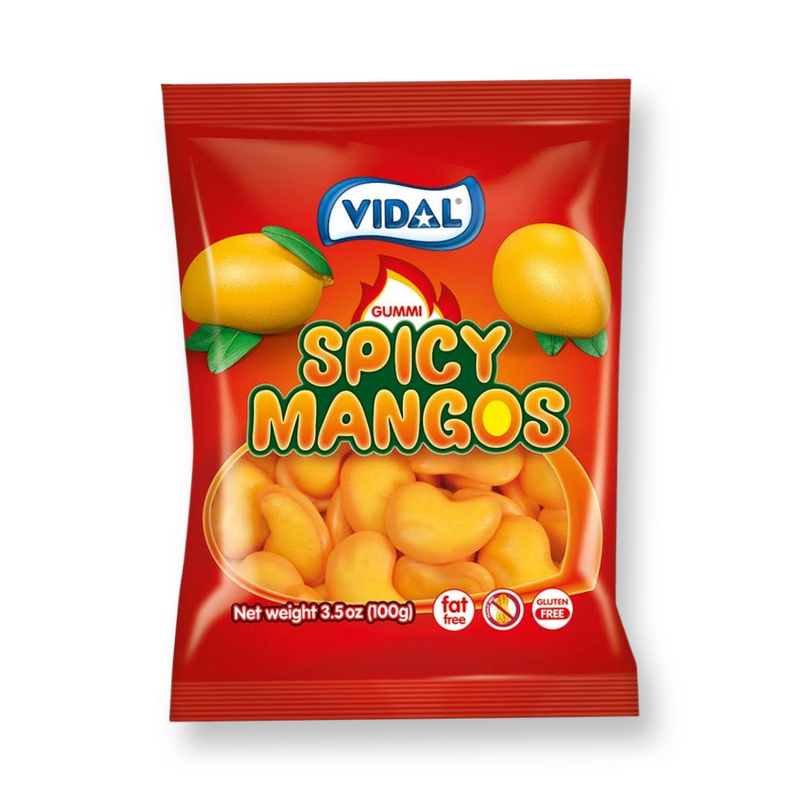 VIDAL SPICY MANGOS GUMMI 100G