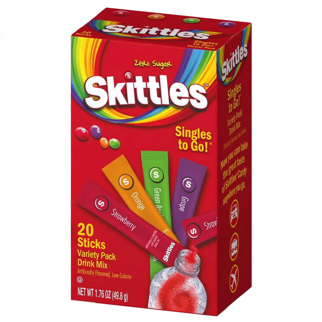 Skittles Drink Mix Variety Pack 20ct 49.8g
