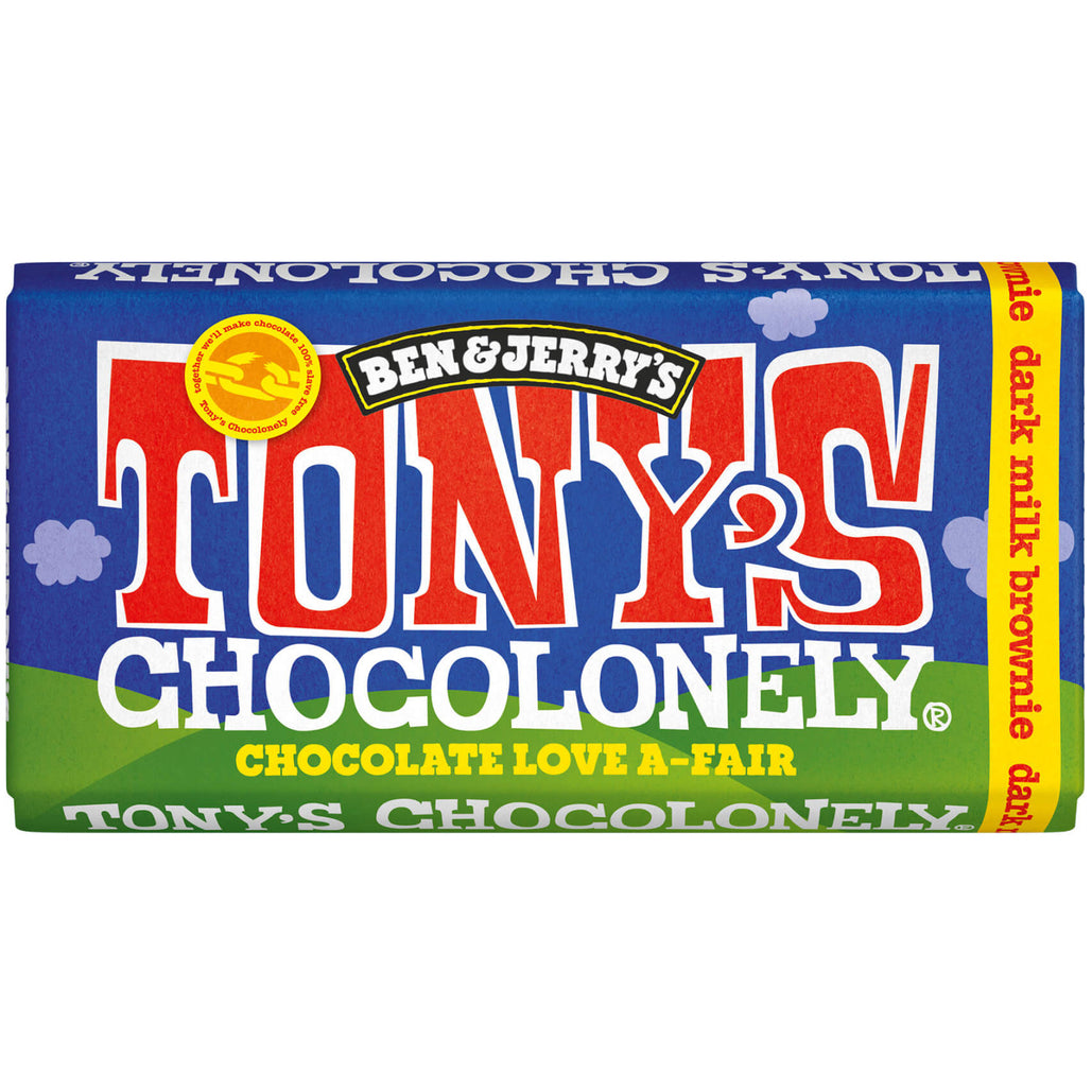 TONY'S CHOCOLATE Dark Milk Chocolate With Brownie 180g
