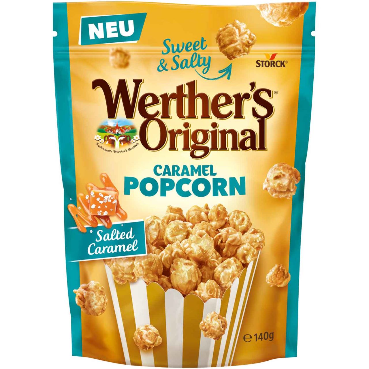 Werther's Original Salted Caramel Popcorn 140g