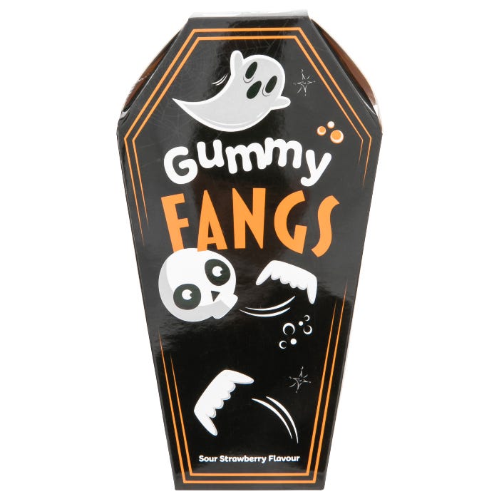 GUMMY FANGS Fizzy Strawberry Flavour 125g