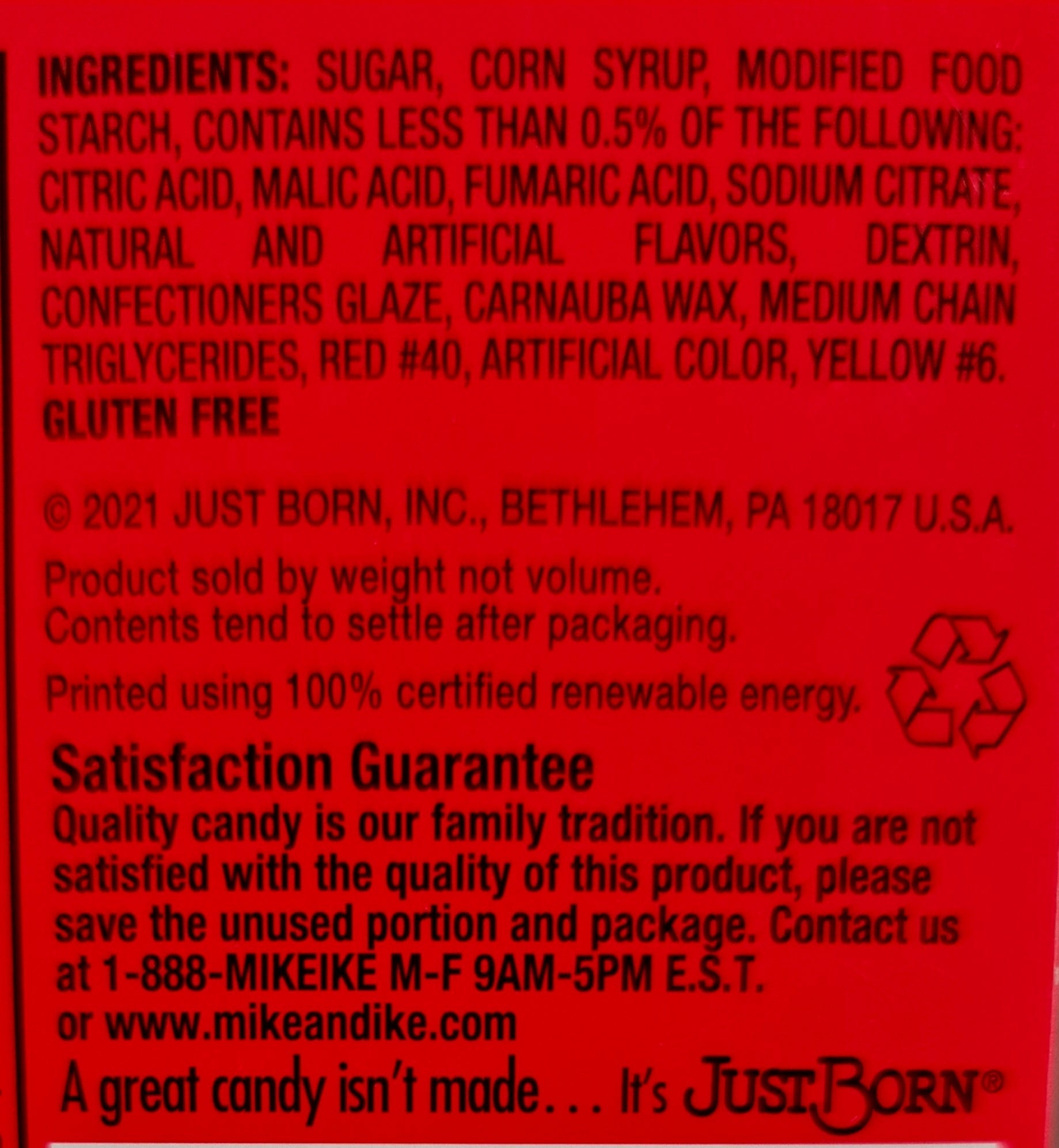 MIKE AND IKE Red Rageous 120g