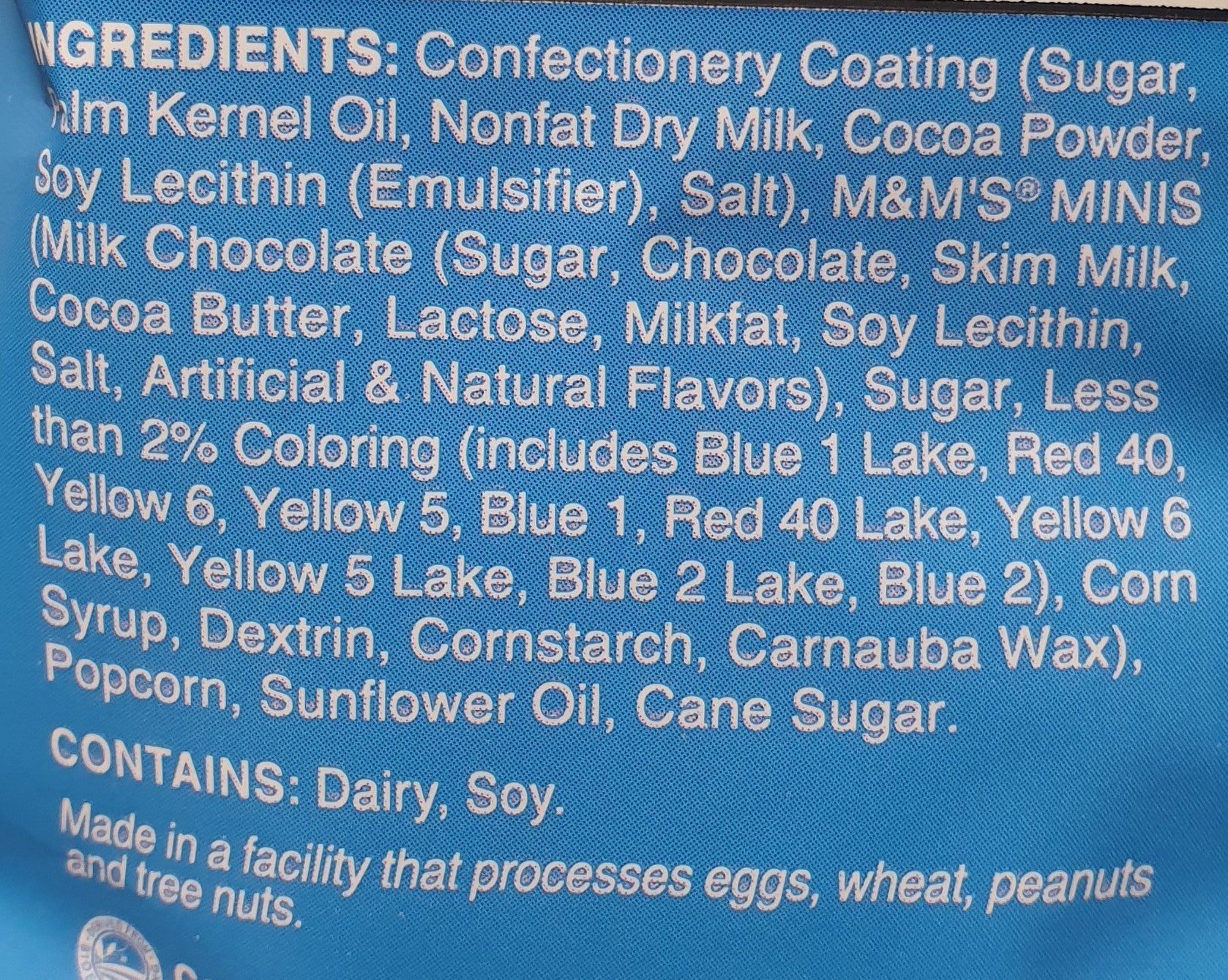 CANDY POP M&M'S Minis Popcorn 149g