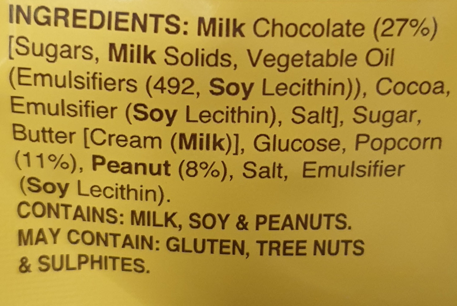 MARVELS Choc Peanut Caramel Popcorn
