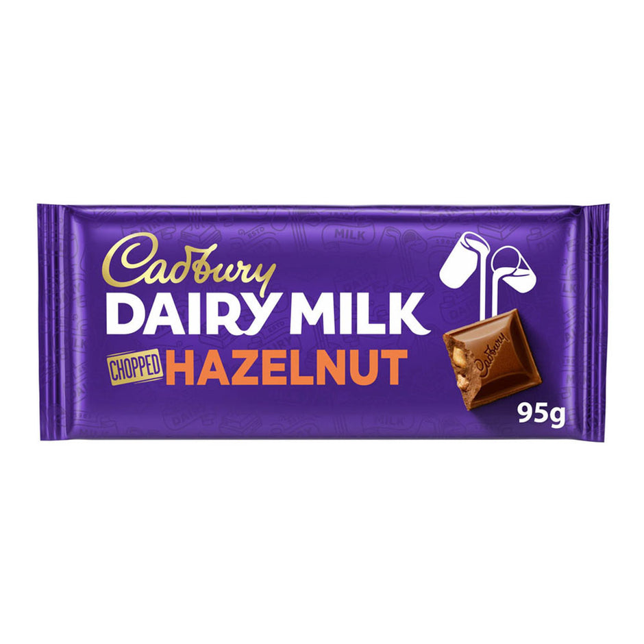 CADBURY Dairy Milk chopped hazelnut 95g