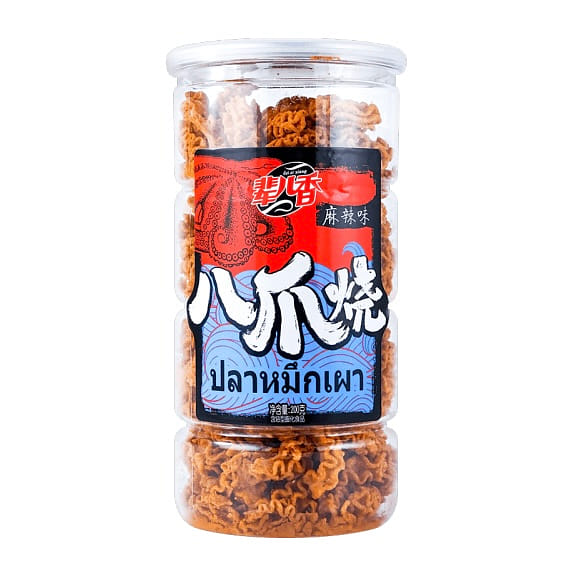 Bei er xiang octopus crispy cracker spicy flavour 200g