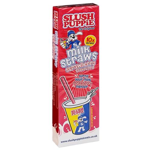 Slush Puppie Milk Straws Strawberry 10pk