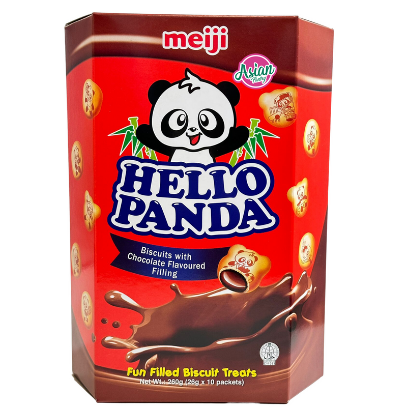 HELLO PANDA BISCUITS WITH CHOCOLATE FILLING 36G X 10 PACKETS