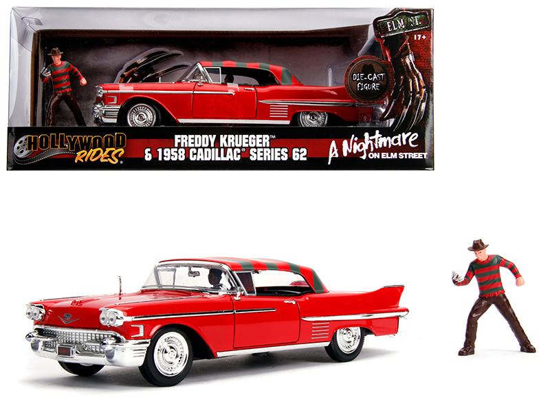 Nightmare On Elm St- 1:24 1958 Cadillac s52 Diecast