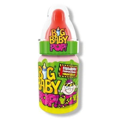 Big Baby Pop! Strawberry/Raspberry Mega Sour 32g