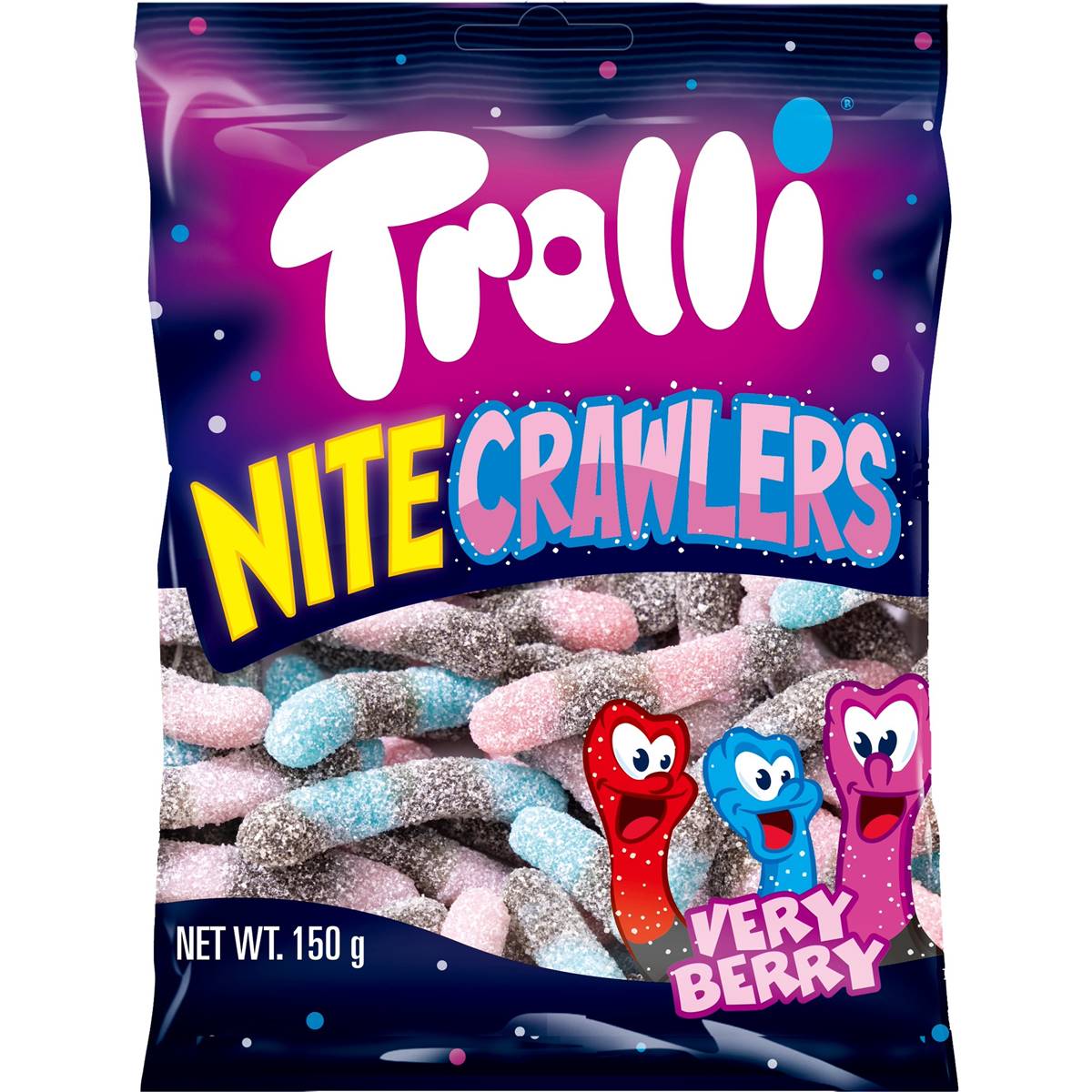 TROLLI Nite Crawlers 150g