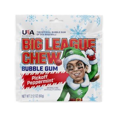 BIG LEAGUE CHEW Bubble Gum Pickoff Peppermint 60g