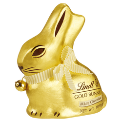 LINDT Gold Bunny White Chocolate 100g (BB 31 Aug 2024)