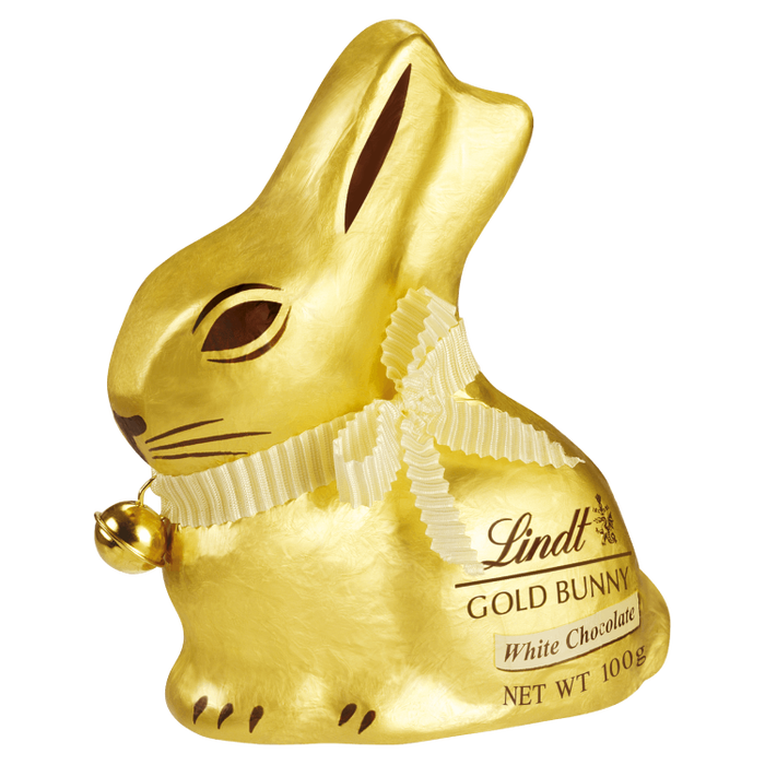 LINDT Gold Bunny White Chocolate 100g (BB 31 Aug 2024)