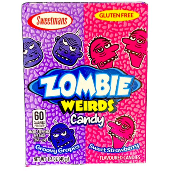 Zombie Weirds Candy Groovy Grape & Sweet Strawberry