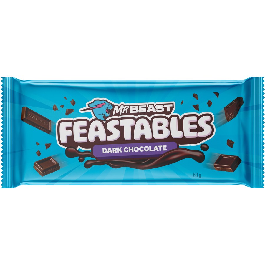 Mr Beast Feastables Original Dark Chocolate 60g