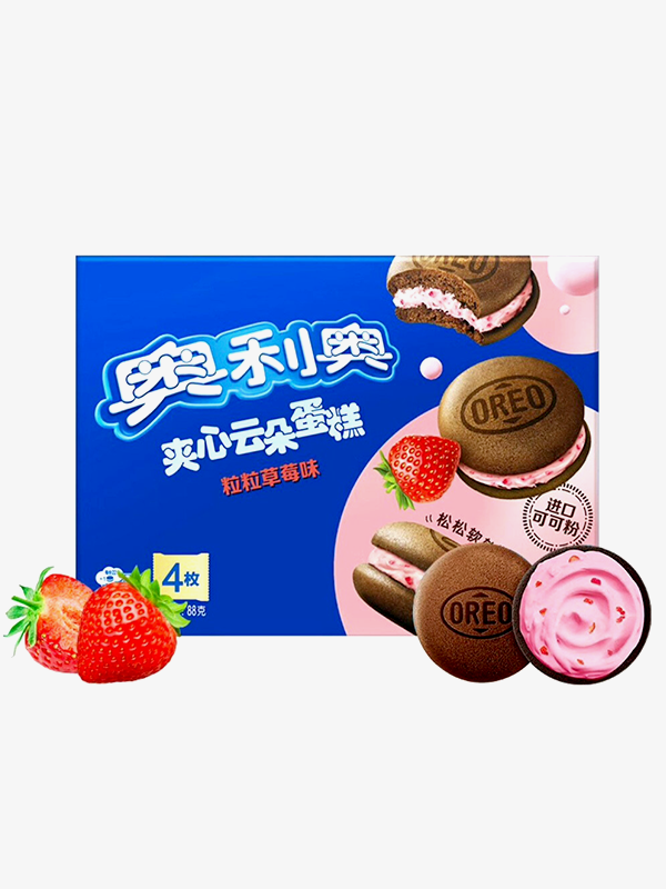 OREO  CLOUD CAKE STRAWBERRY FLAVOUR 88g