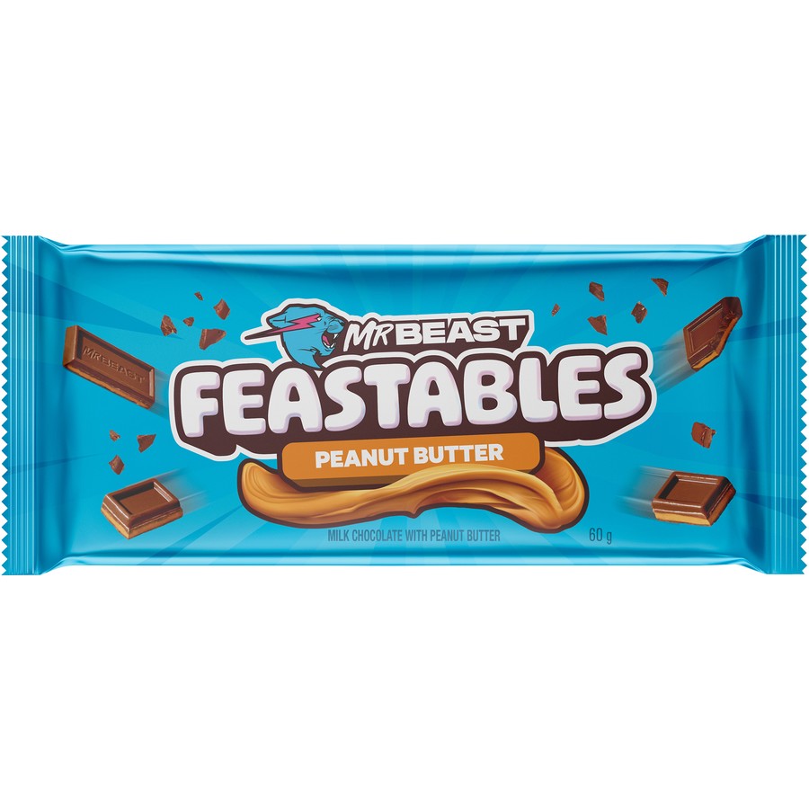 MR BEAST FEASTABLES Mr Beast Peanut Butter 60g