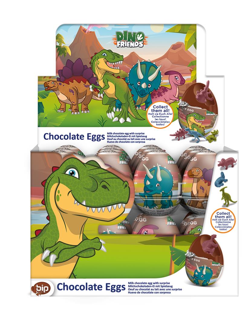 BIP Chocolate Eggs Dino Friends 20g