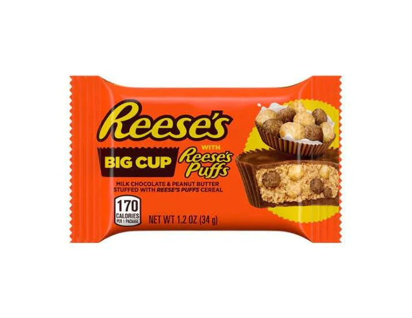 REESE'S BIG CUP WITH REESE'S PUFFS 34G