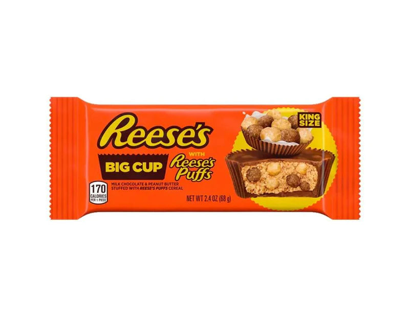 REESE'S BIG CUP WITH REESE'S PUFFS 68G