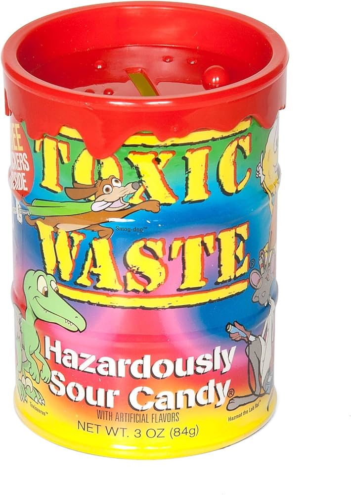 TOXIC WASTE Hazardously Sour Candy 84g