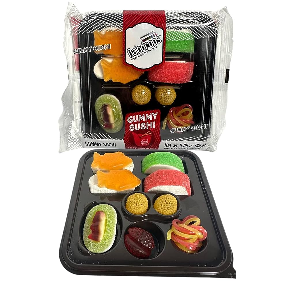 Raindrops Gummy Sushi 85g