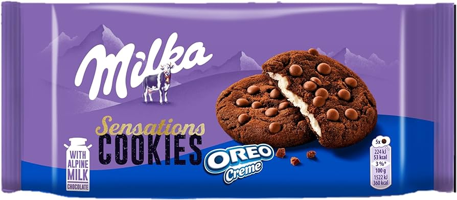 MILKA COOKIE SENSATIONS Oreo Creme 156G