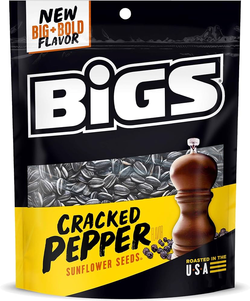 BIGS Cracked Pepper Sunflower Seeds 152g