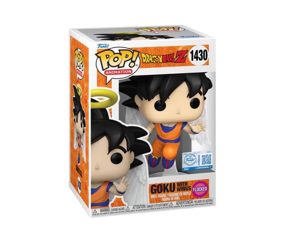 Dragon Ball Z Goku With Wings Flocked Pop! Vinyl