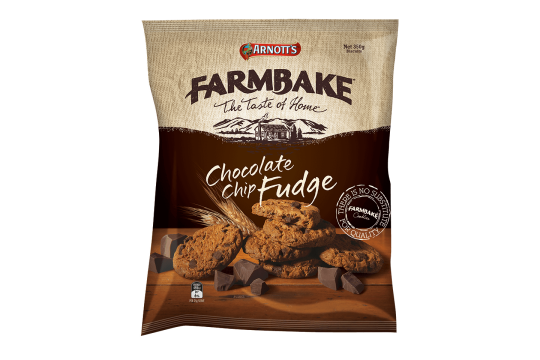 ARNOTT'S Farmbake Chocolate Chip Fudge Cookie 310g