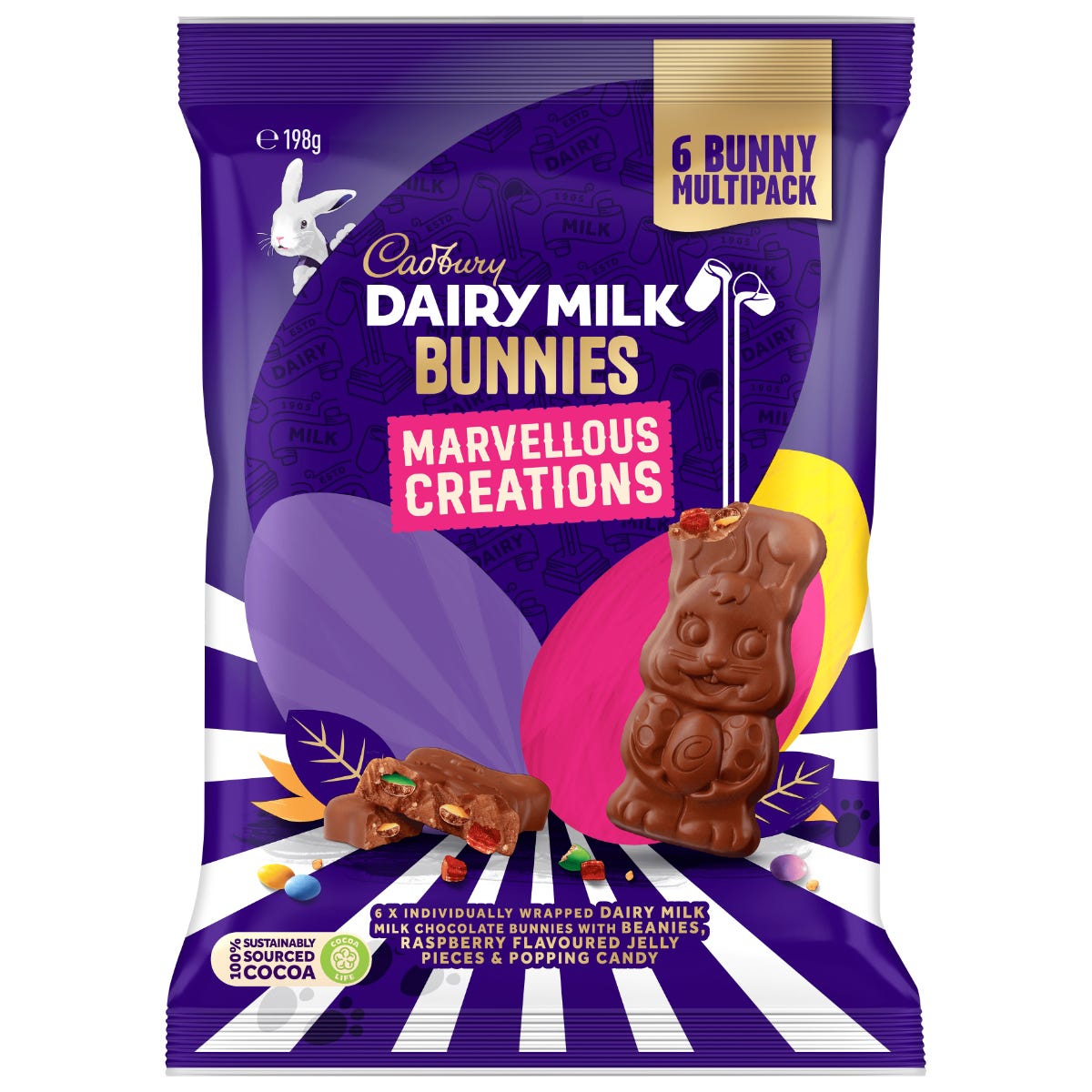 CADBURY Dairy Milk Bunnies Marvellous Creations 198g