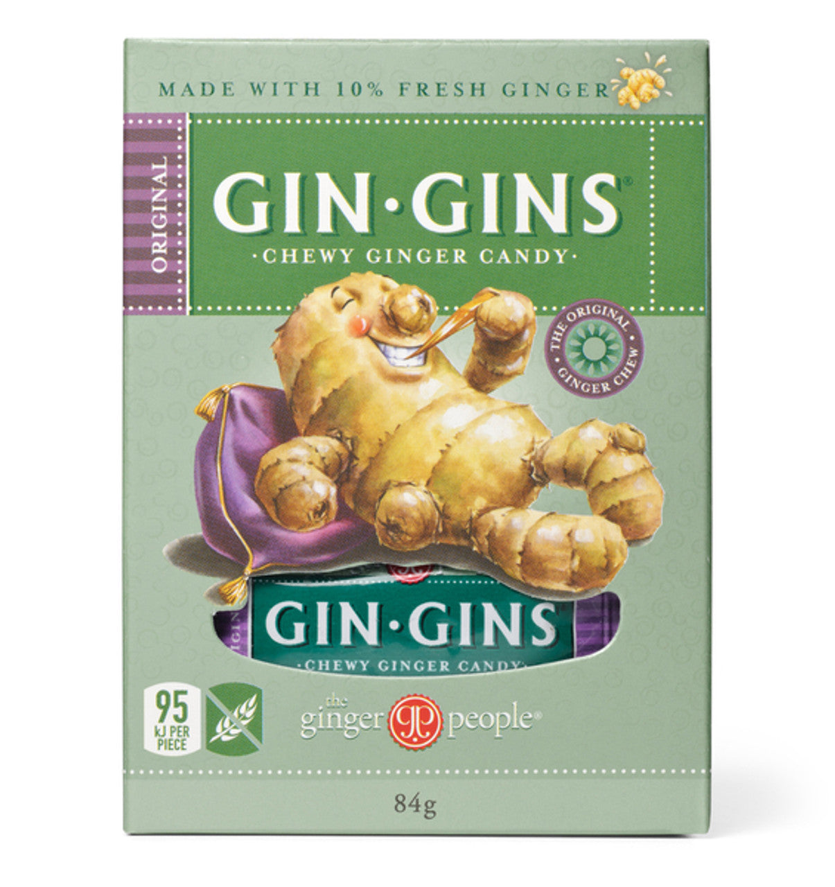 Gin Gins Original Ginger Chews 84g