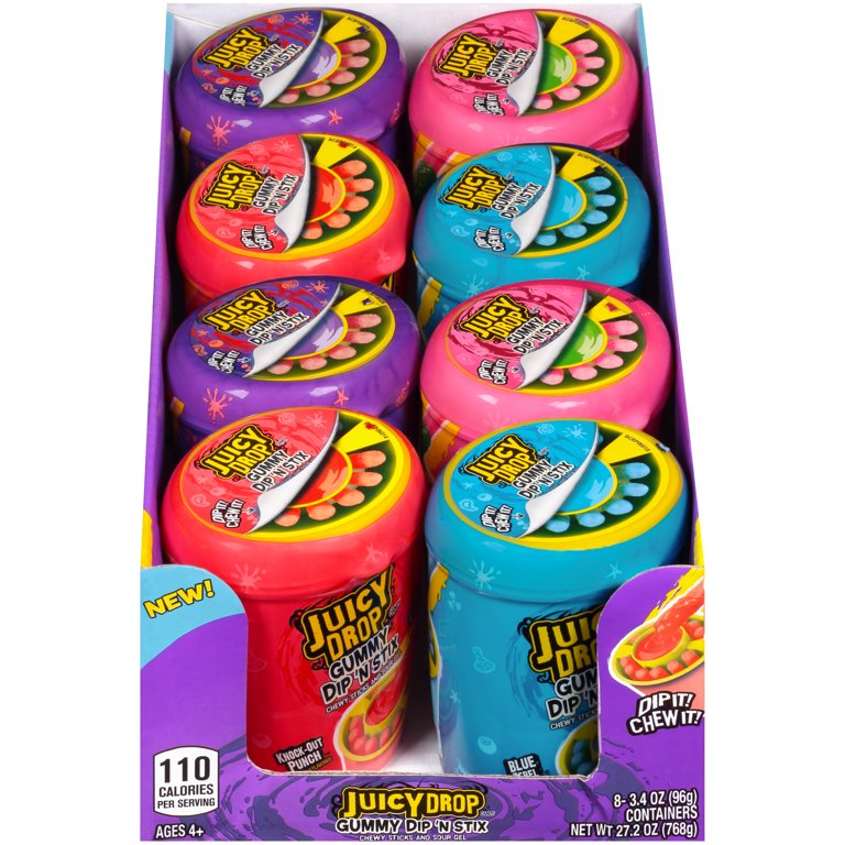 JUICY DROP Gummy Dip'n Stix 96g