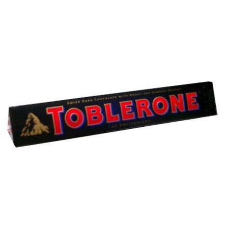 TOBLERONE Dark Chocolate With Honey & Almond Nougat 100g