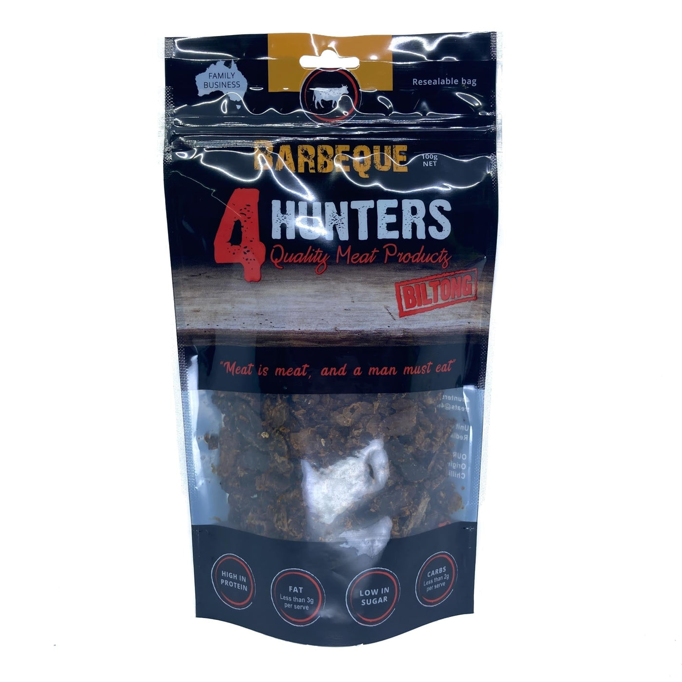 4 Hunters Biltong BBQ 100g